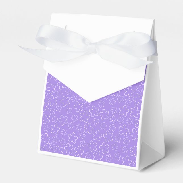 Amethyst Blossom Favor Box (Front Side)
