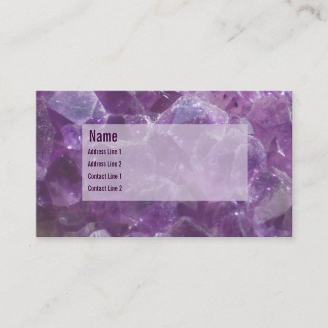 Amethyst Business Card (Front)