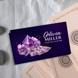 Amethyst Crystals and Tarot / Oracle cards