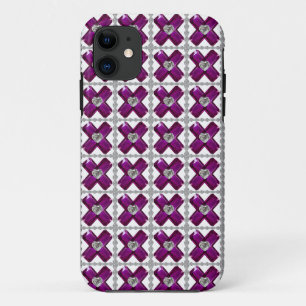Amethyst Diamond Art, Purple Case-Mate iPhone Case