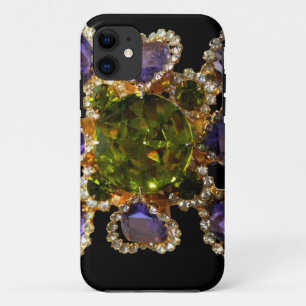 Amethyst, Diamonds, rhinestones, Emeralds Case-Mate iPhone Case