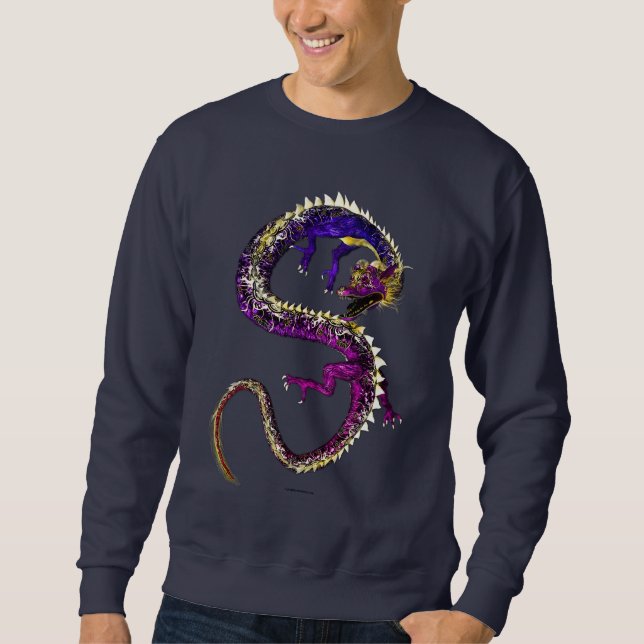 Amethyst Dragon Men's Shirts (Front)