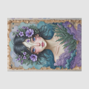 Amethyst Dreamer Decoupage Paper 💜🌧️