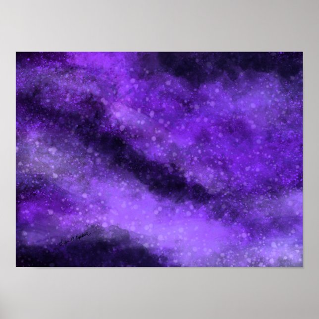 Amethyst Galaxy Poster (Front)