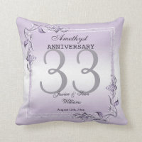 Amethyst Gem & Glitter 33rd Wedding Anniversary
