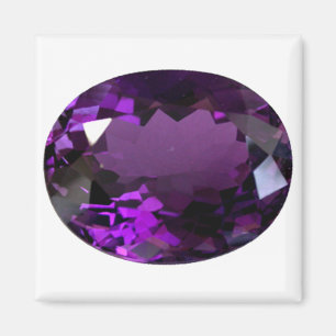Amethyst Gemstone Magnet