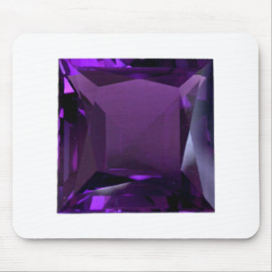 Amethyst Gemstone Purple Mouse Pad