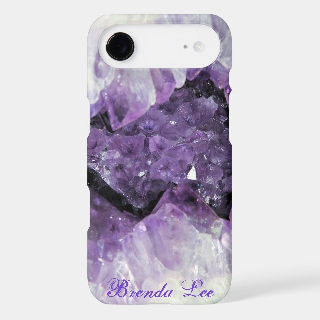 Amethyst Geode 3D iPhone 6 Pluss case Personalise* (Back)