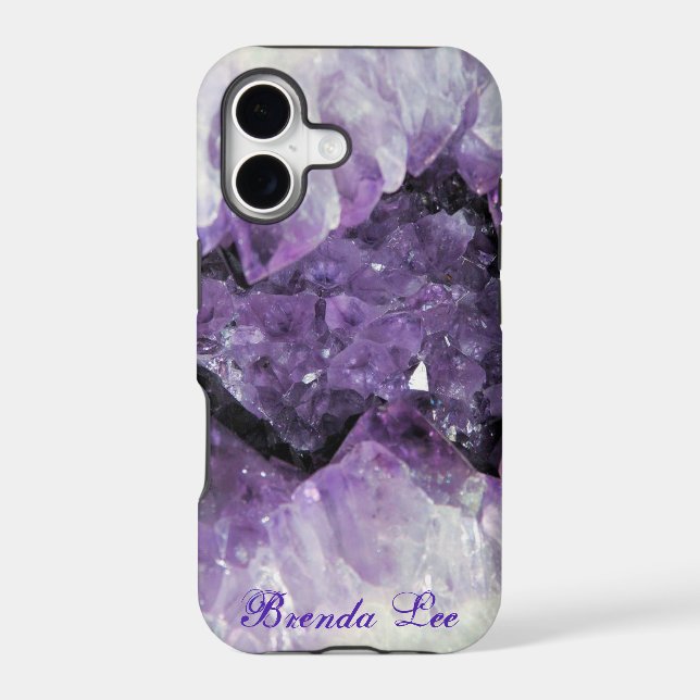 Amethyst Geode 3D  *Personalise* (Back)
