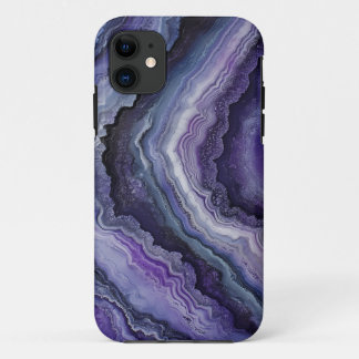 Amethyst Geode Fluid Pour Case-Mate iPhone Case
