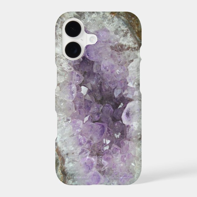 Amethyst Geode iPhone 7 Barely There Case (Back)