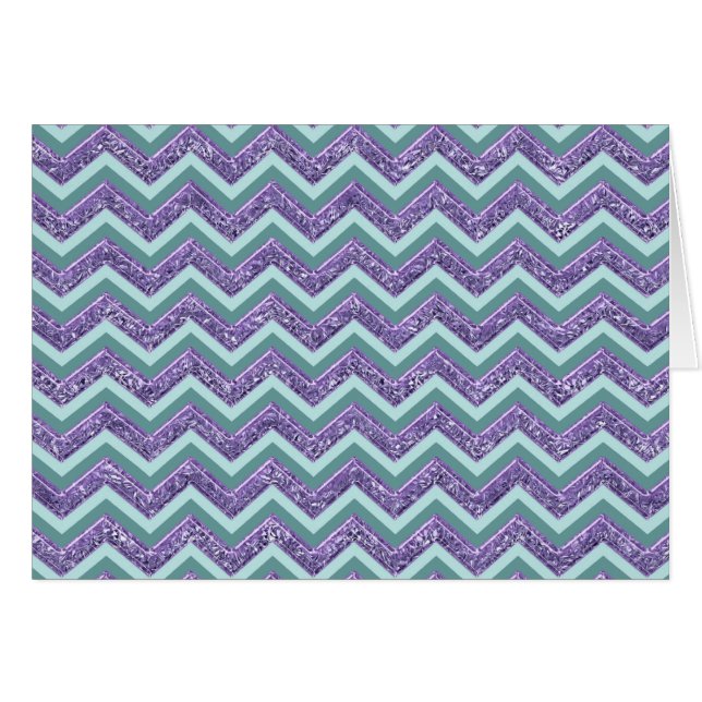 Amethyst Glass Zigzag Pattern (Front Horizontal)