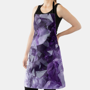 Amethyst Healing Crystal Cluster Apron