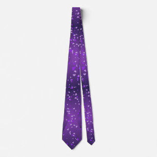 Amethyst Heartbeat Tie