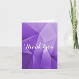Amethyst Jewel Tones Thank You Card