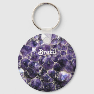 Amethyst Key Ring