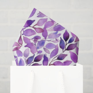 Amethyst Leaves Tissue Paper