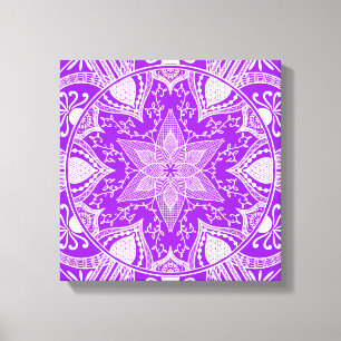 Amethyst Mandala Canvas Print