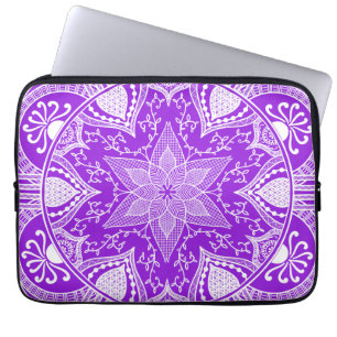 Amethyst Mandala Laptop Sleeve