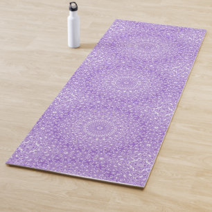 Amethyst Mandala Pattern Design Yoga Mat
