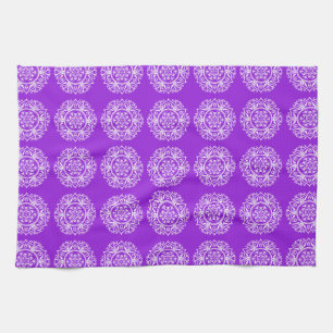 Amethyst Mandala Tea Towel