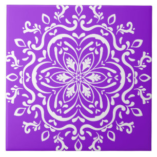 Amethyst Mandala Tile