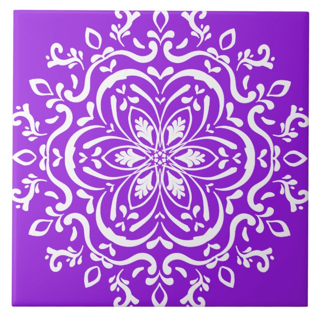 Amethyst Mandala Tile (Front)