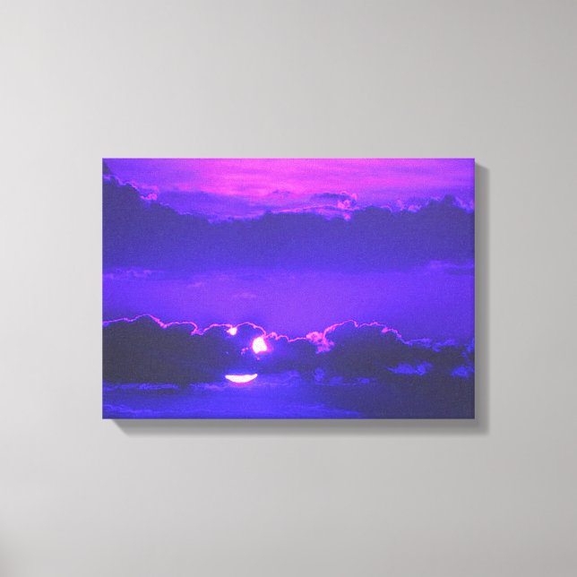 Amethyst Moonlight Wrapped Canvas Prints (Front)