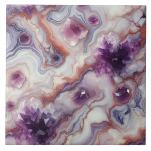 Amethyst Mosaic: Twilight Tile