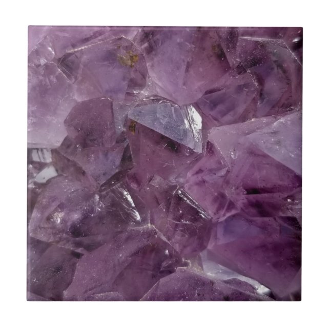 Amethyst Photo Ceramic Tile (Front)