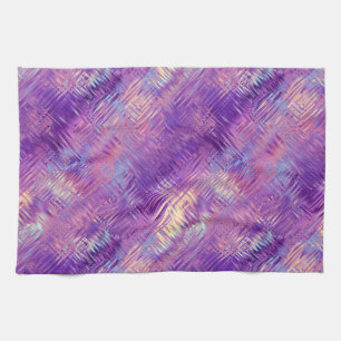 Amethyst Purple Crystal Gel Texture Tea Towel
