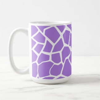Amethyst Purple Giraffe Animal Print Coffee Mug