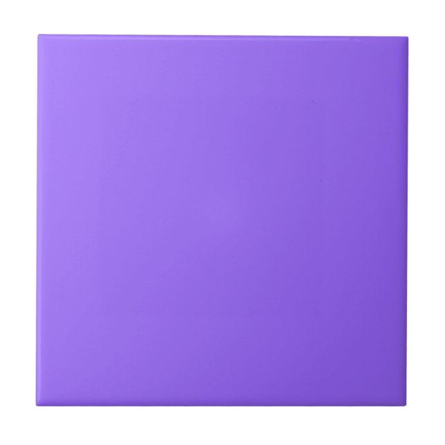 Amethyst Purple Solid Colour | Classic Elegant Tile (Front)