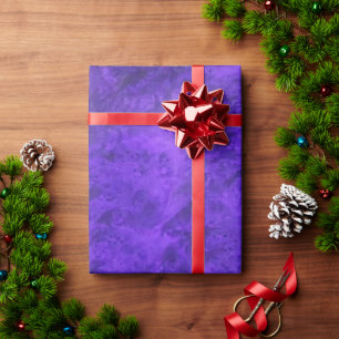 Amethyst Purple Velvet Wrapping Paper