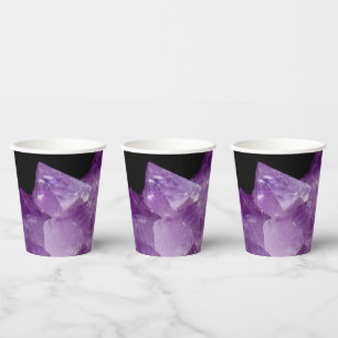 Amethyst Raw Stones Paper Cups