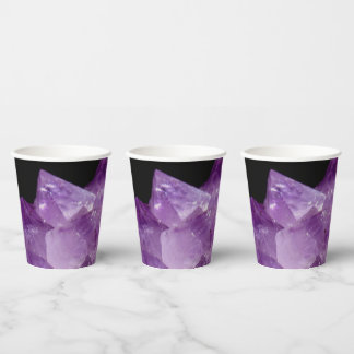 Amethyst Raw Stones Paper Cups