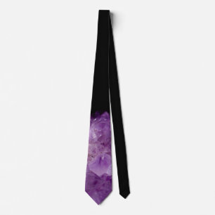 Amethyst Raw Stones  Tie