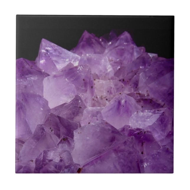 Amethyst Raw Stones  Tile (Front)