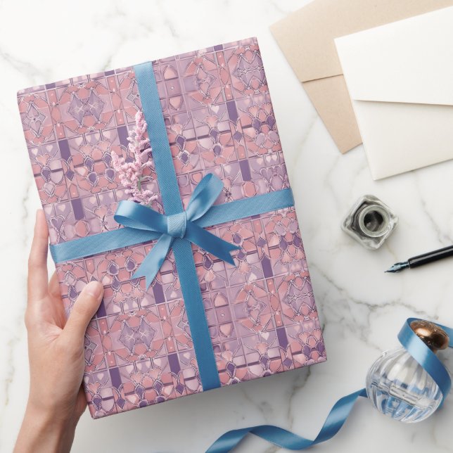 Amethyst Serenade Valentines Day Wrapping Paper (Gifting)