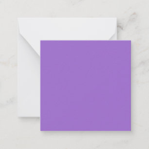Amethyst (solid colour) card