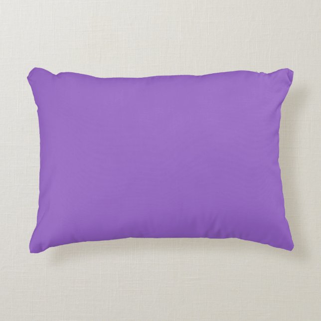 Amethyst (solid colour)  decorative cushion (Front)