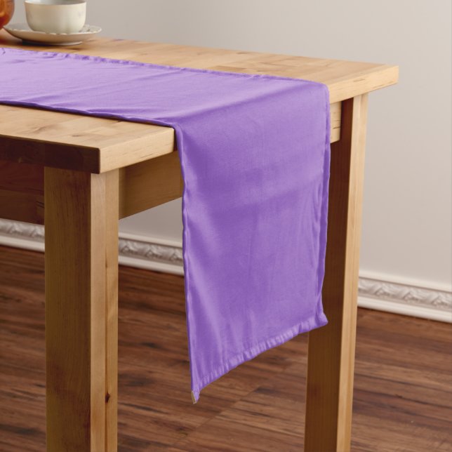 Amethyst (solid colour)  short table runner (In Situ)