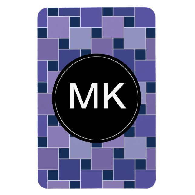 Amethyst Squares Magnet (Vertical)