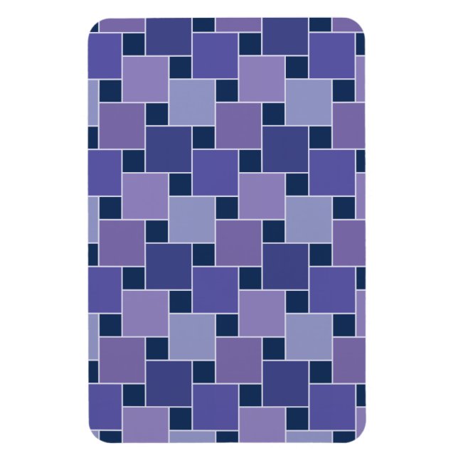 Amethyst Squares Magnet (Vertical)