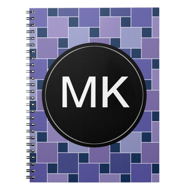 Amethyst Squares Notebook (Front)