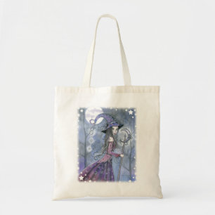 Amethyst Witch Fantasy Halloween Art Tote Bag