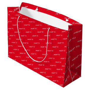 Amharic Christmas wish  Large Gift Bag
