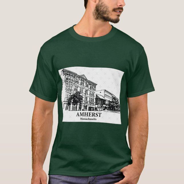 Amherst Massachusetts T-Shirt (Front)