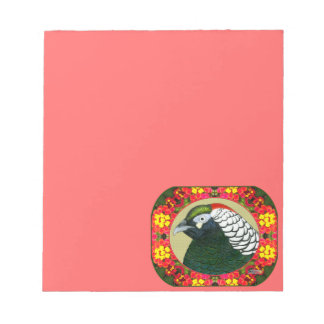 Amherst Pheasant and Flowers Notepad