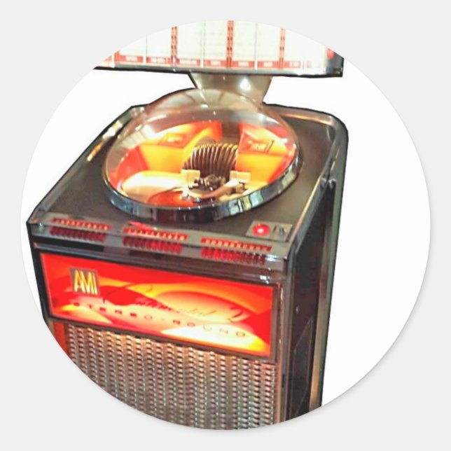 AMI Continental 2 Jukebox Classic Round Sticker (Front)